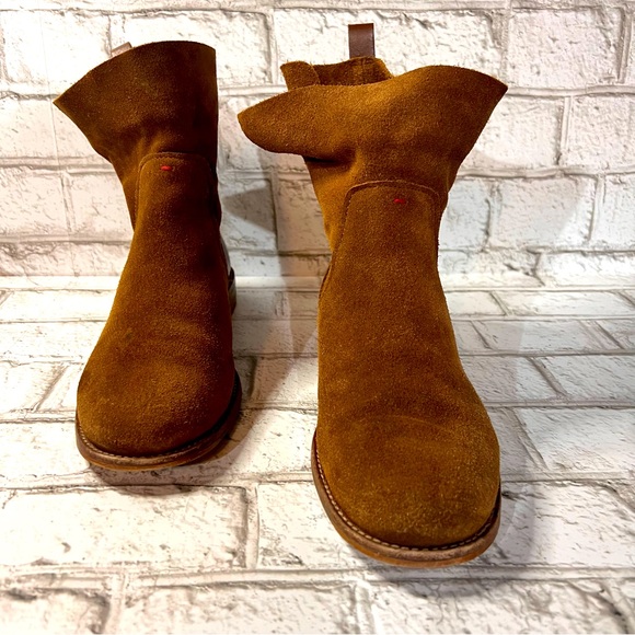 ED by Ellen DeGeneres Brown Zayden Suede Leather Boots W 8.5 US / 38.5 EU - Picture 3 of 14